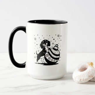 Mug de Noël personnalisé pour chien