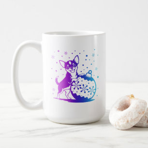 Mug de Noël personnalisé pour Chihuahua