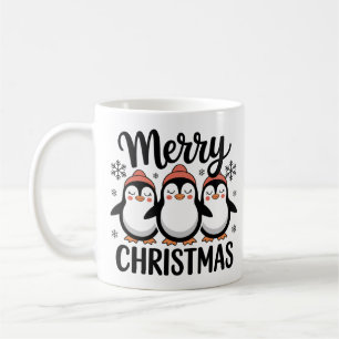 Mug de Noël Pingouin Joyeux Noël, Tasse de Café de