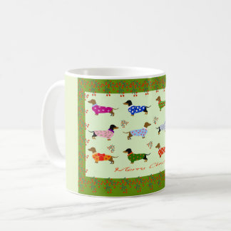 Mug de Noël pour Dachshunds