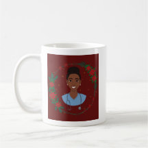 Mug de Noël pour infirmière, Cadeau personnalisé p