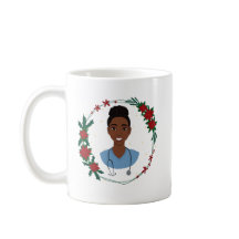 Mug de Noël pour infirmière, Cadeau personnalisé p