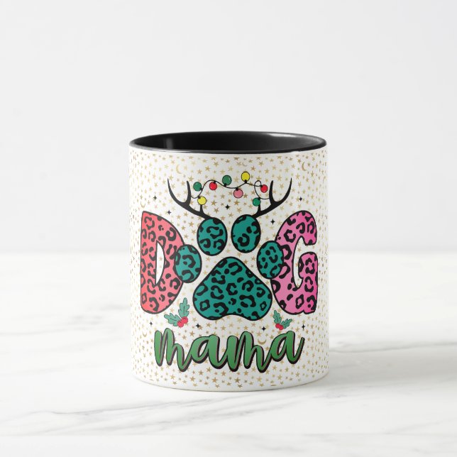 Mug de Noël pour les mamans de chiens (Centre)