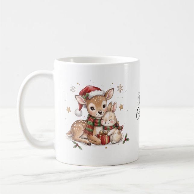 Mug de Noël Renne (Gauche)