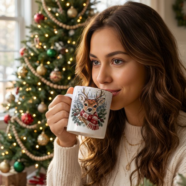 Mug de Noël Renne Mignon (Créateur téléchargé)