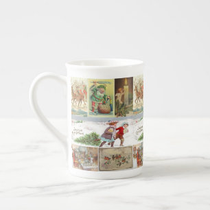 Mug de Noël, Santa vintage, Joyeux Noël