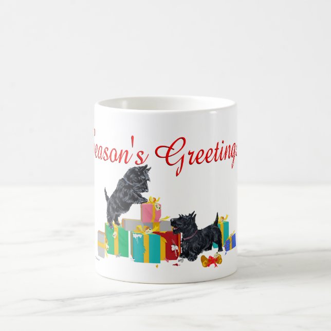 Mug de Noël Scottish Terrier (Centre)