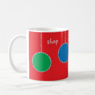 Mug de Noël "Shop Wrap Sleep Repeat"