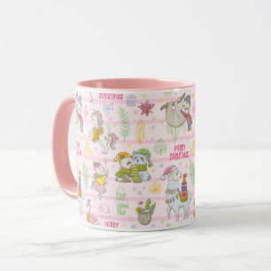 Mug de Noël tropical