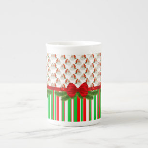 Mug de Noël, Vintage, Joyeux Père Noël de Noël