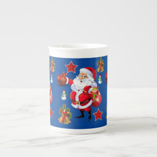 Mug de Noël, Vintage, Joyeux Père Noël de Noël