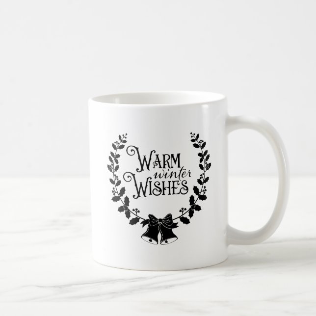 Mug de Noël Vœux d'Hiver Chaleureux (Droite)