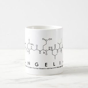 Mug de nom de peptide angélique