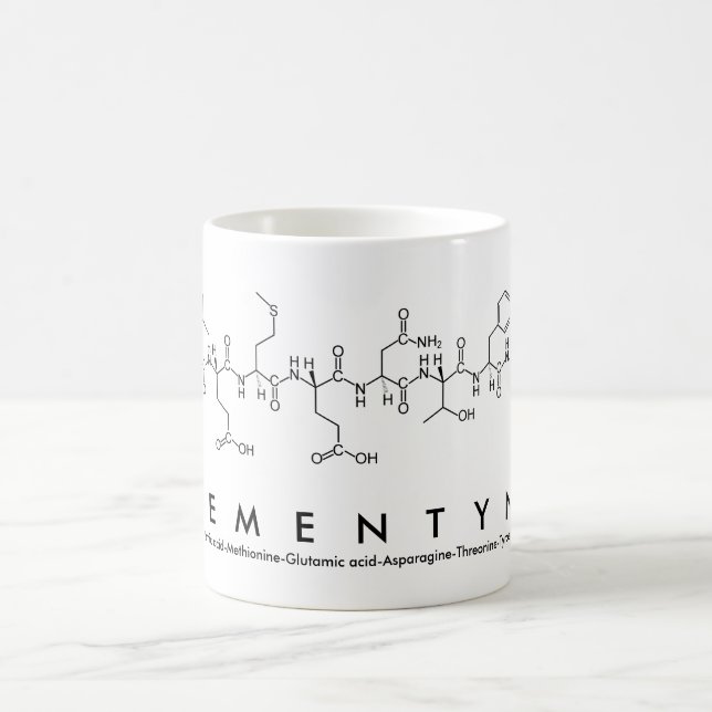 Mug de nom de peptide de Kementyna (Centre)