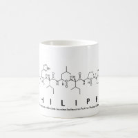 Mug de nom de peptide Philippe