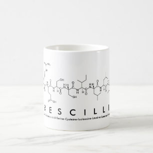 Mug de nom de peptide Prescillia