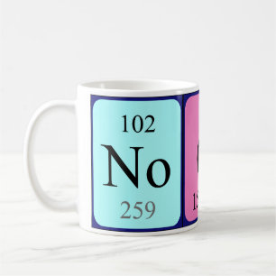 Mug de nom de table périodique de Noora
