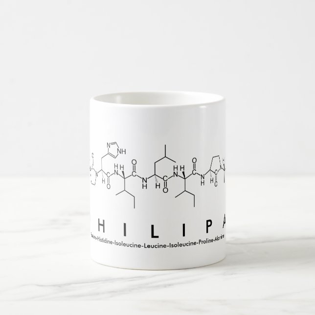 Mug de nom du peptide Philipa (Centre)