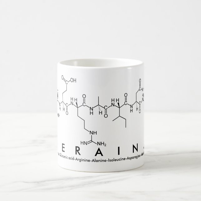 Mug de nom du peptide Seraina (Centre)