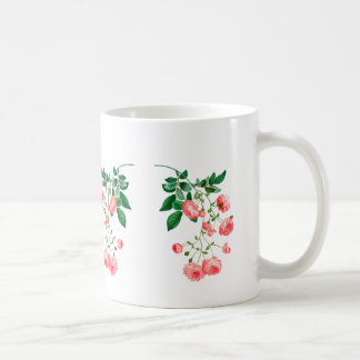 Mug de nom floral personnalisé - Mug de café perso