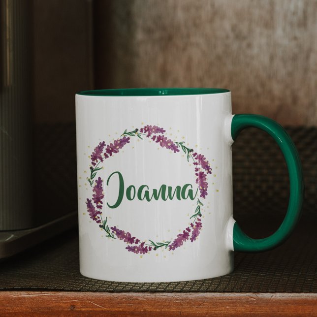 Mug de nom Lilac personnalisé | Cadeaux personnali (Créateur téléchargé)