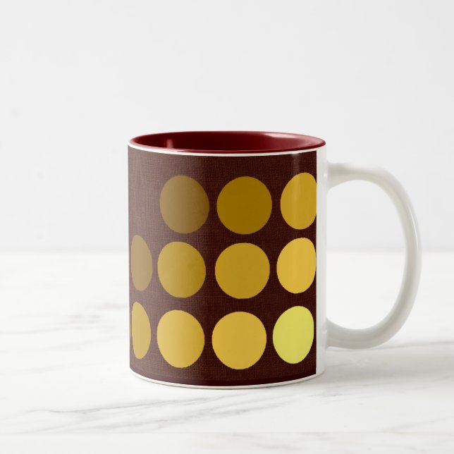 Mug de nom personnalisé Retro Groova (Droit)