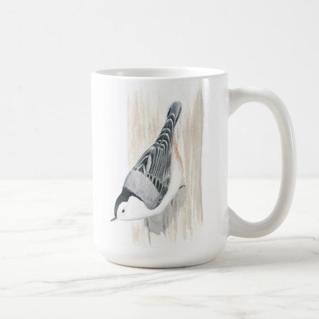 Mug de nuthatch à poitrine blanche (Droite)