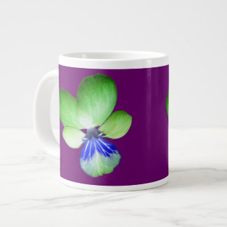 Mug de Pansy Vert et Bleu