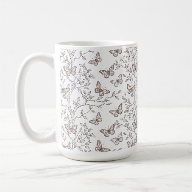 Mug de papillons botaniques (Gauche)