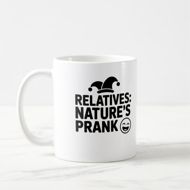 Mug de parents amusants - Citation "La farce de la (Gauche)