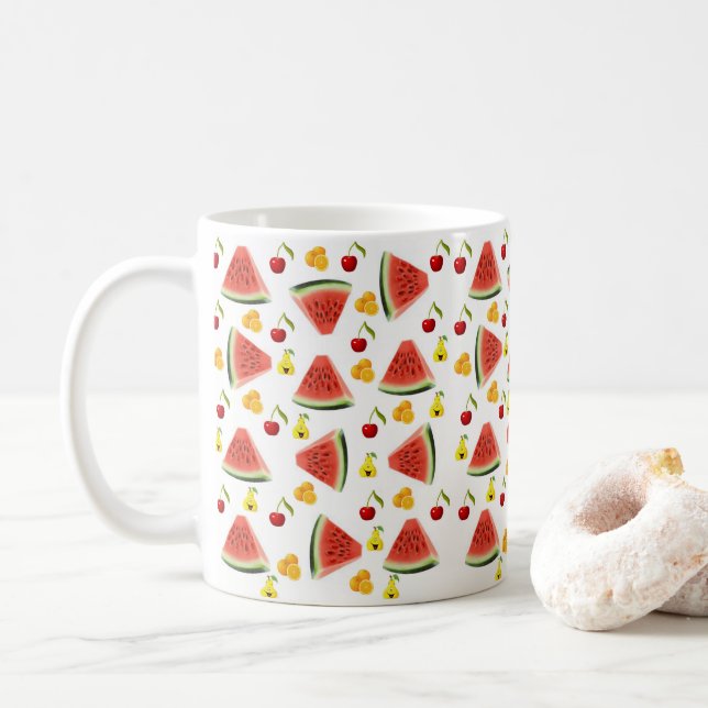 Mug de pastèque (Avec donut)