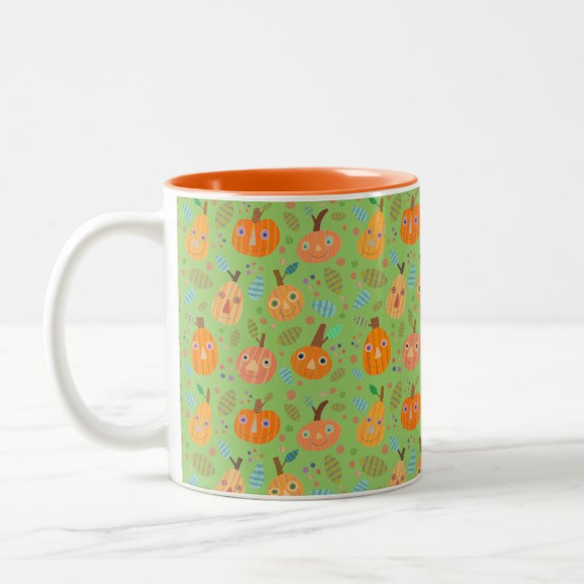 Mug de patchs citrouille (Gauche)