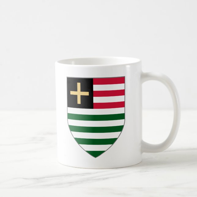 Mug de Pays de Galles - Croix et rayures (Droite)