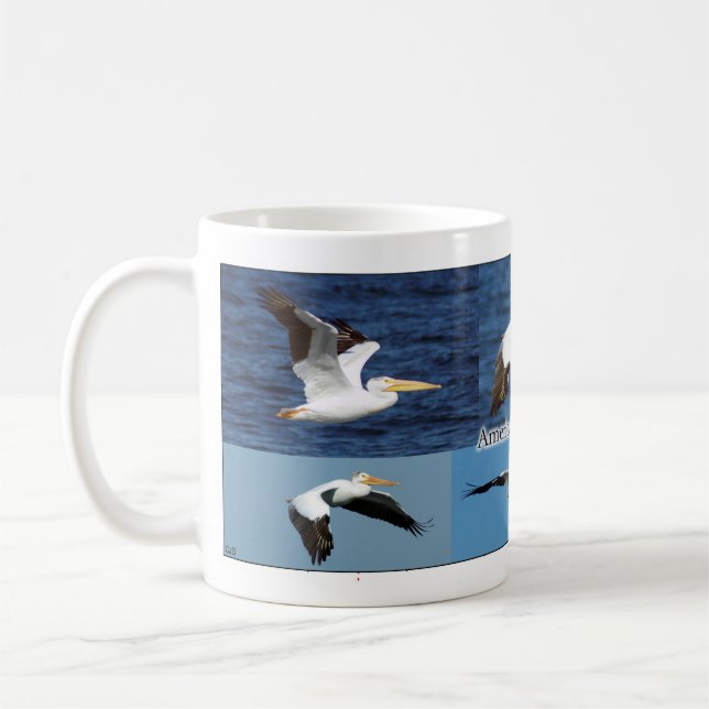 Mug de pélicans blancs américains (Gauche)