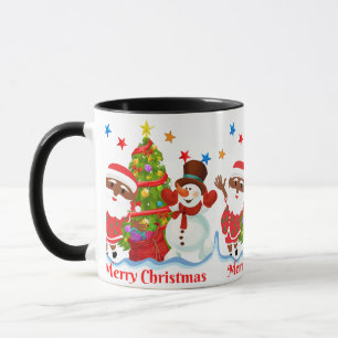 Mug de Père Noël en Afrique
