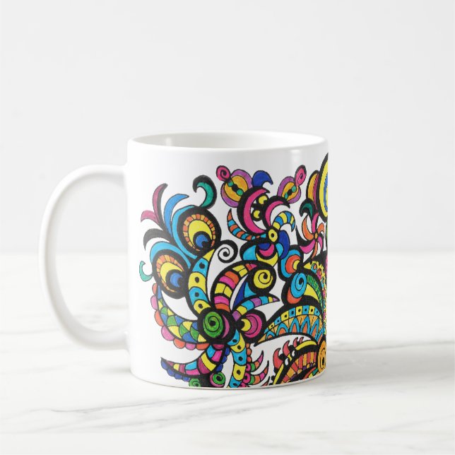 Mug de perroquets apocalyptiques (Gauche)