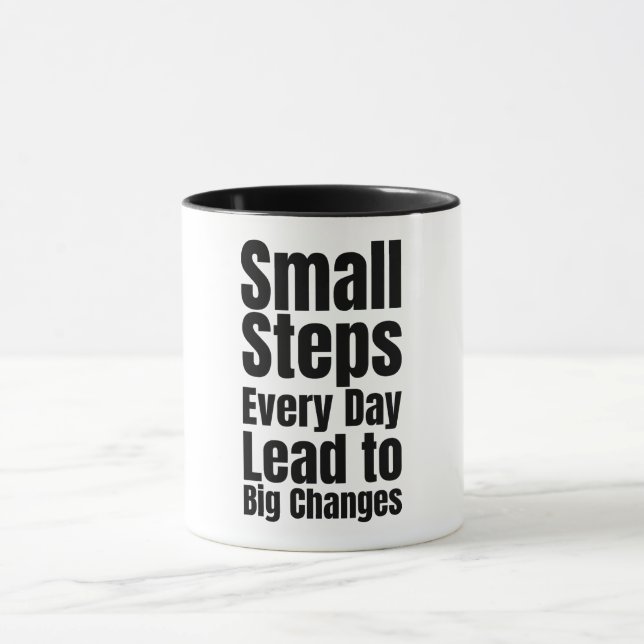 Mug De Petits Pas Chaque Jour Conduisent à de Grands C (Centre)