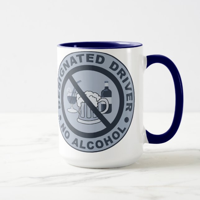 Mug de pilote désigné - choisissez style et couleu (Droite)