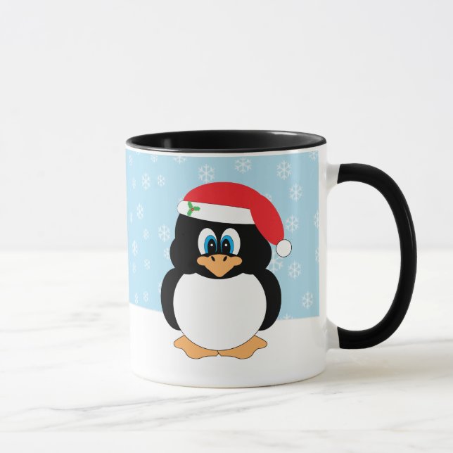 Mug de pingouin de Noël (Droite)