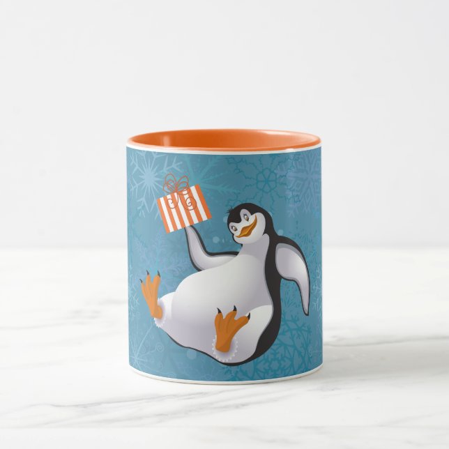Mug de pingouins amusant (Centre)