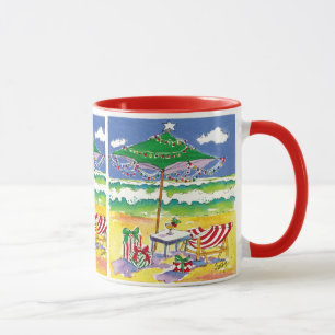 Mug de plage de vacances