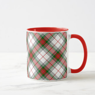 Mug ~ de plaid de Noël personnalisé