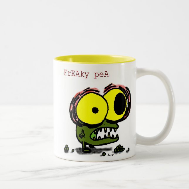 Mug de pois Freaky (Droit)