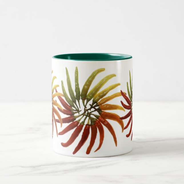 Mug de poivrons chauds multicolores (Centre)