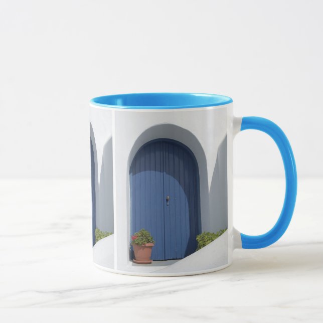 Mug de porte grecque méditerranéenne (Droite)