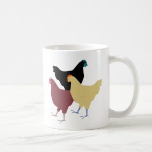 Mug de poulet du pays