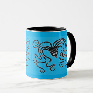 Mug de poulpe bleu inspiré par la Grèce mycénienne