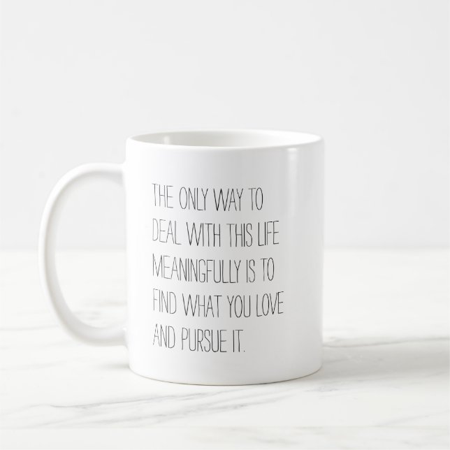 Mug de poursuite significative (Gauche)