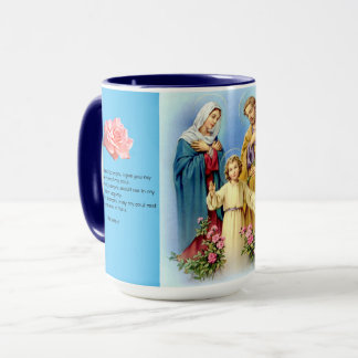 Mug de prière Jésus, Marie et Joseph