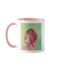 Mug de princesse africaine pour café, chocolat cha